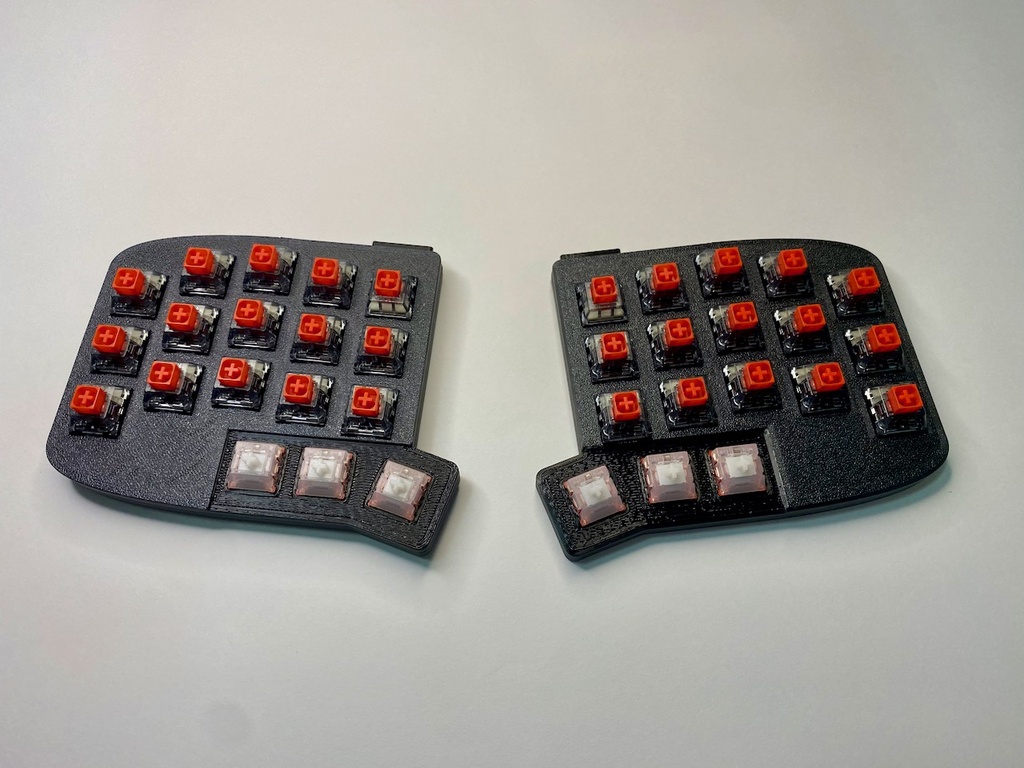 Pragmatic 36 with half height keys